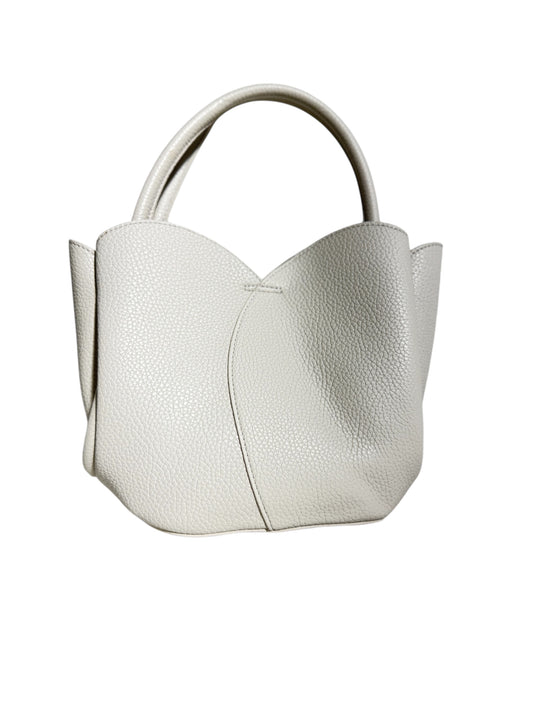 Bolso Flor Blanco Hueso