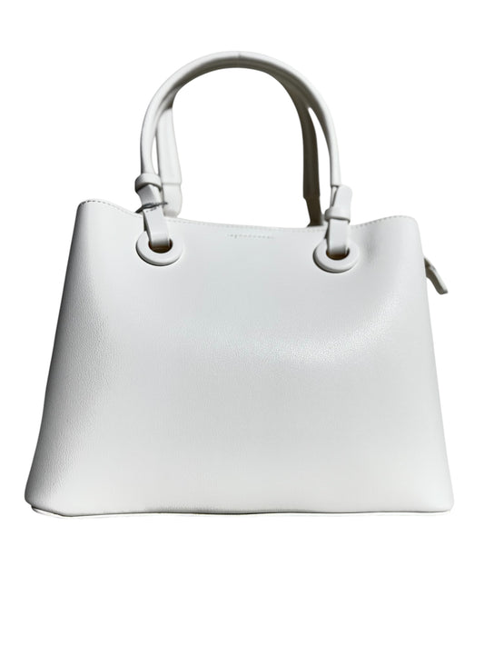 Bolso Blanco Clásico con Asas