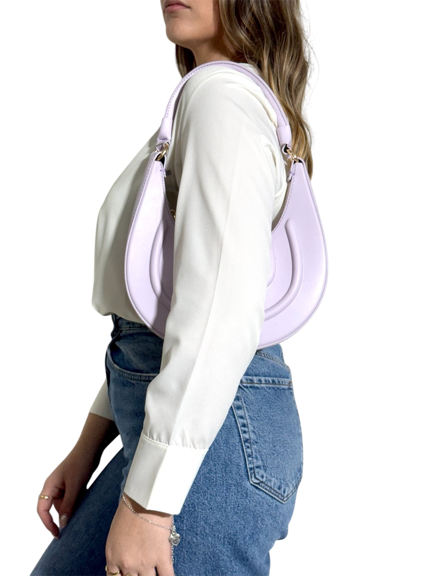 Bolso Media Luna Lila